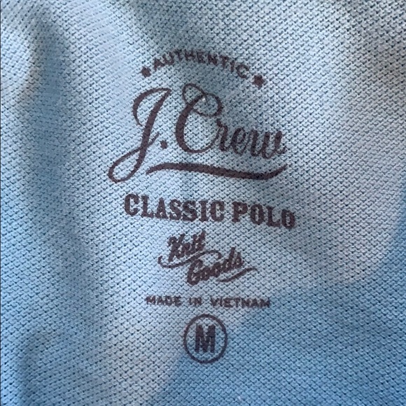 JCREW classic men’s polo, medium - Picture 2 of 2